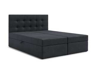 Boxspring met opbergfunctie, Donker grijs
